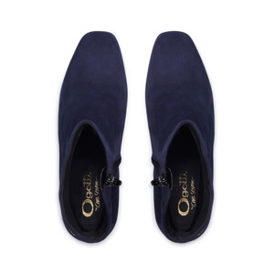 Carl Scarpa Effy Navy Suede Ankle Boots